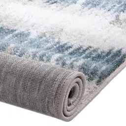 Sapana Carpet-Mats Grey & Beige Abstract Anti-Skid Carpet image 5