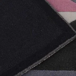 Safiya Carpet Pink Geometric Woollen Carpets image 2