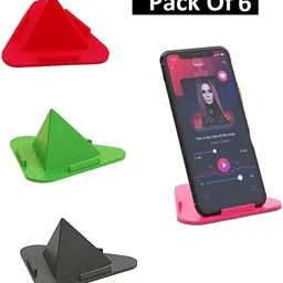 Bodoma Triangle Shape 3 Sided Multi Angle Desktop Stand Pack of 6 Mobile Holder-picture-27