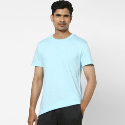domyos Men's T-Shirt For Gym Cotton Rich 100 Turquoise-picture-34