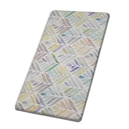 luxe home international Leaf Geometric Microfibre 30x18 Inches Anti Skid Door Mat image 3
