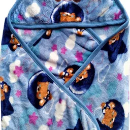 swito mart Cartoon Single Hooded Baby Blanket forMild Winter-picture-12