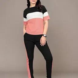 metronaut Solid Women Track Suit image 1