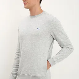 allen solly Men Full Sleeve Self Design Sweatshirt image 3