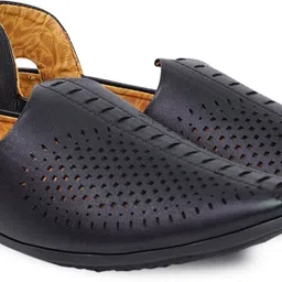 radtac Men's Black Formal Slip-On Shoes Office & Casual Wear Party Wear For Men image 4