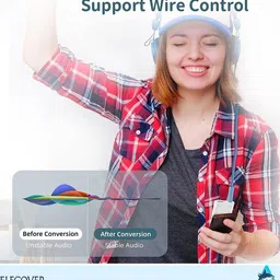 ELECOVER Gold Type C to 3.5mm Aux 2 in 1 Headphone AUX Splitter & Charging Converter Rose Gold Phone Converter image 2