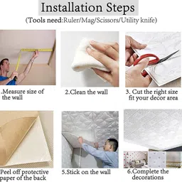 yugam Paper Decorative White, Gold Wallpaper image 4