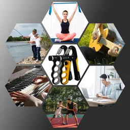 pheonix Hand Grip Strength Trainer (100 kgs) - Forearm Strength Trainer Adjustable Hand Grip/Fitness Grip image 5