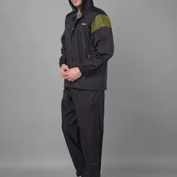 dollar Colorblock Men Raincoat image 5