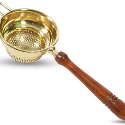 asdesignimpex iron Tea Strainer with Wooden Handle | Reusable Chai Filter | 7.5 x 2.5 Inch Tea Strainer-picture-22