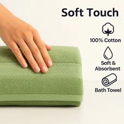 sharvil international Cotton 600 GSM Bath Towel image 4