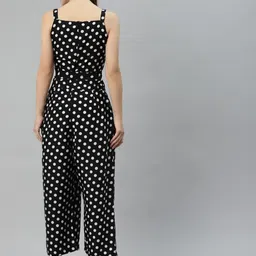 maanya Polka Print Women Jumpsuit image 2