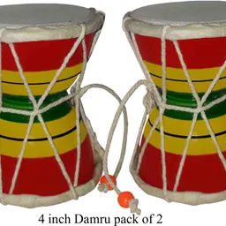 GT manufacturers Pack of two 4'' Damaru Damaru-image-16
