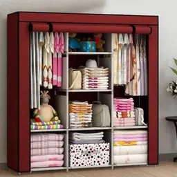 flipkart perfect homes studio Wardrobe Storage Organizer Multipurpose for Home, Cloth, Shoes & Decoration PVC Collapsible Wardrobe-picture-42