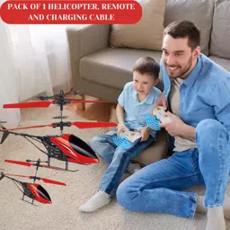 durazo Gravity sensor RC Helicopter with Safety Sensor and 3D Light - Pack of 1 image 2