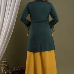 kalaxi Viscose Rayon Stitched Anarkali Gown image 4