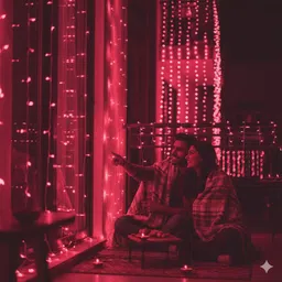 newness 40 LEDs 10 m Red Steady String Rice Lights image 5