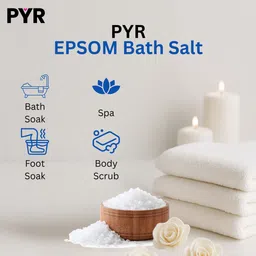 pyr Epsom_Salt_800gm,_Unscented_Magnesium_Sulfate_USP_Grade_for_Muscle_Relaxation image 4
