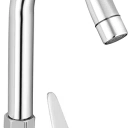 prestige Brass Jazz Swan Neck Taps for Sink/wash basin 360 Degree Moving, Chrome Finish Pillar Tap Faucet-picture-19