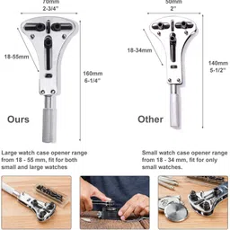 shuang you 187Pcs Watch Tool Kit with Watch Link Pin Remover Tools and Watch Power & Hand Tool Kit image 3