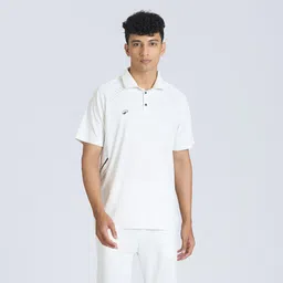 QUICK DRY ADVANCED SHORT SLEEVE CRICKET POLO CP 900 ADULT WHITE-image-57
