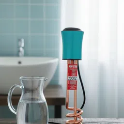 new star Water Heater Rod|Water Heater|Electric Water Heater Rod|Heating Rod STEEL 2000 W Shock Proof Immersion Heater Rod image 2