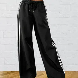 dockstreet Women Striped White Track Pants-picture-15