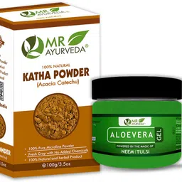 Katha Powder & Aloe Vera Gel With Neem | Tulsi - Pack of 2-image-10