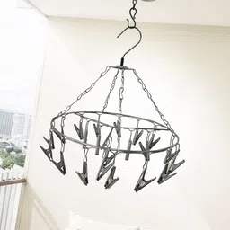 Cloth Baby Clothes Clip Hangers Balcony Drying Clothes Round Stainless Steel Cloth Clips-image-14
