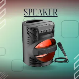 Clairbell Bluetooth Speaker with FM Radio, Mic, USB Pen Drive & RGB Ligh SpeakersGTT385 5 W Bluetooth Party Speaker-picture-29