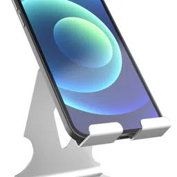 ELV DIRECT Universal Phone Stand With Cable Organiser Inbuilt Mobile Holder image 1