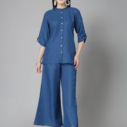 stylum Shirt Palazzos Co-ords Set-picture-19