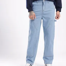 glitchez Men Regular Mid Rise Blue Jeans image 5