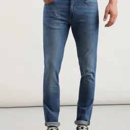 lee Men Slim Mid Rise Blue Jeans-picture-12