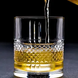 (Pack of 4) Crystal Whiskey, Juice Scotch Vodka Beer Champagne Tumbler, Wine Glasses (Pack of 4 , 350ml) Glass Set Whisky Glass-image-13