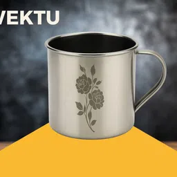 wektu Premium Stainless Steel Army/Tea/Bath/Camping/07 Stainless Steel Beer Mug image 1