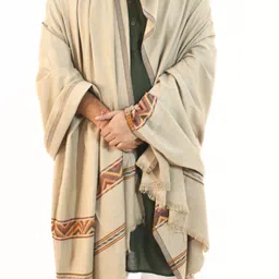 Vrinde Wool Self Design Men Shawl-picture-21