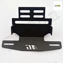 dhevan Motorcycle Bike CNC Number Plate 46 Frame Holder Tail Tidy NP-01B Bike Number Plate image 3