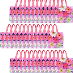 heart home PVC Sunflower Bags for Lunch-Grocery-Shopping|Pack of 36|Multicolor Pack of 36 Grocery Bags-picture-12