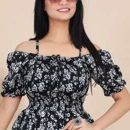 dsgarment Women Gown Black Maxi/Full Length Dress image 4