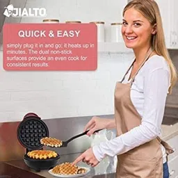 rich décor Mini Waffle Maker 4 Inch Waffle Maker image 3