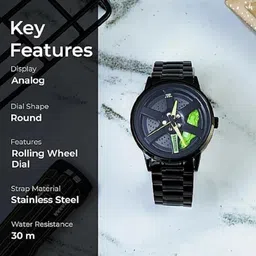 realbuff LYZ-CHINA WATCH GREEN-16-SYLISH Analog Watch - For Men LYZ-CHINA WATCH GREEN-16 SYLE image 2