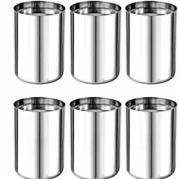 vikas metal (Pack of 6) VM-SSG-6PCS Glass Set Water/Juice Glass-picture-14