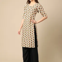 7threads KALINI Women Pack Of 2 Ethnic Motifs Printed Crepe Kurta image 3