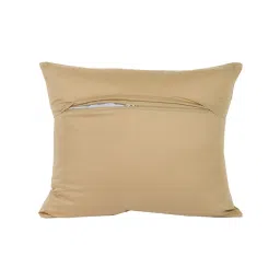 house this Beige Cotton and Satin Solid 16x16 inches Cushion Covers (Set of 3) image 5