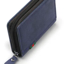 roadster Men & Women Blue Artificial Leather Card Holder image 2