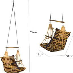 toytoria Baby swing for kids jhula jhoola bouncer jula unjal julna 1-6 Year Oonjal cradle Swings image 4
