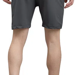 indiclub Pack of 2 Solid Men Dark Grey, Grey Regular Shorts, Sports Shorts, Beach Shorts image 2