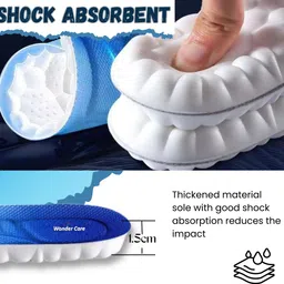 wonder care Sports Shoe Insoles for Men & Women – Comfort Cushion & Heel Support Pads Form, Gel Full Length Sports, Orthotic Shoe Insole image 2