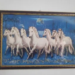 pkart seven Horse with stone work 24 inch craft-picture-11